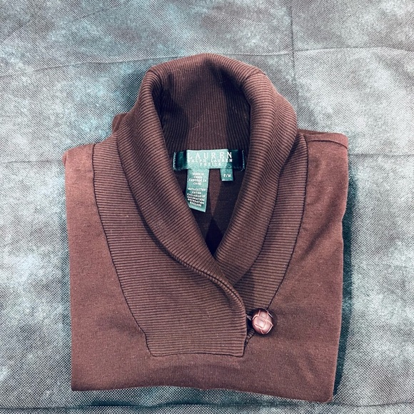 🔥Ralph Lauren Women's Brown Blouse🔥 - Picture 1 of 7